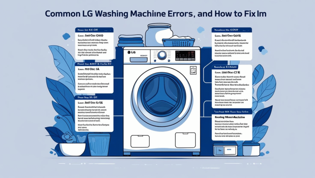 Common LG Washing Machine Errors & How to Fix Them