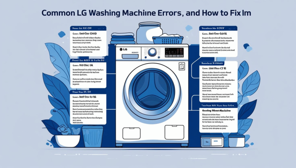 Common LG Washing Machine Errors & How to Fix Them