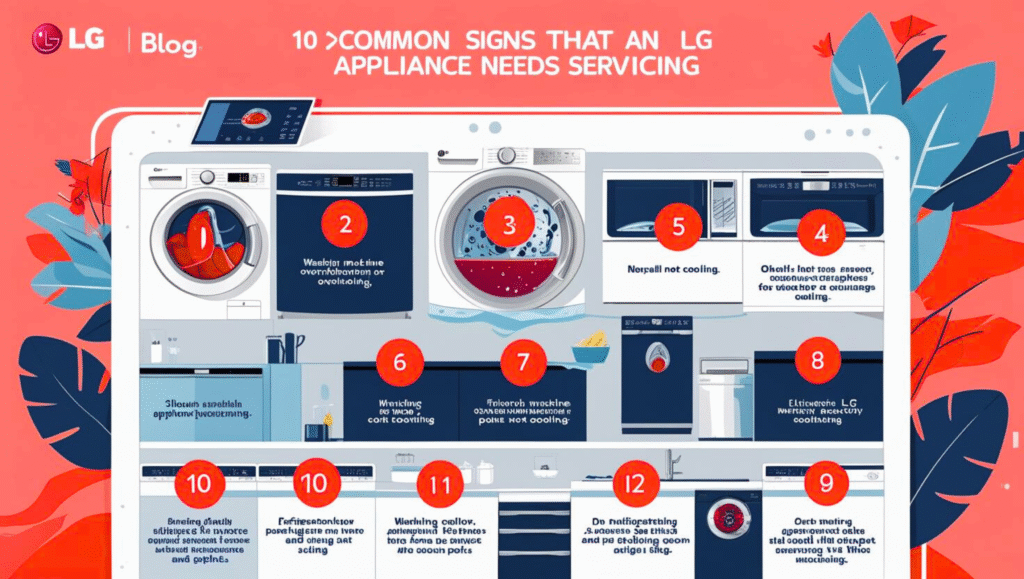 Top 10 Signs Your LG Appliance Needs Servicing