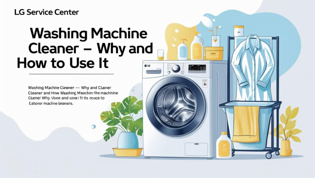 Washing Machine Cleaner – Why and How to Use It - LG