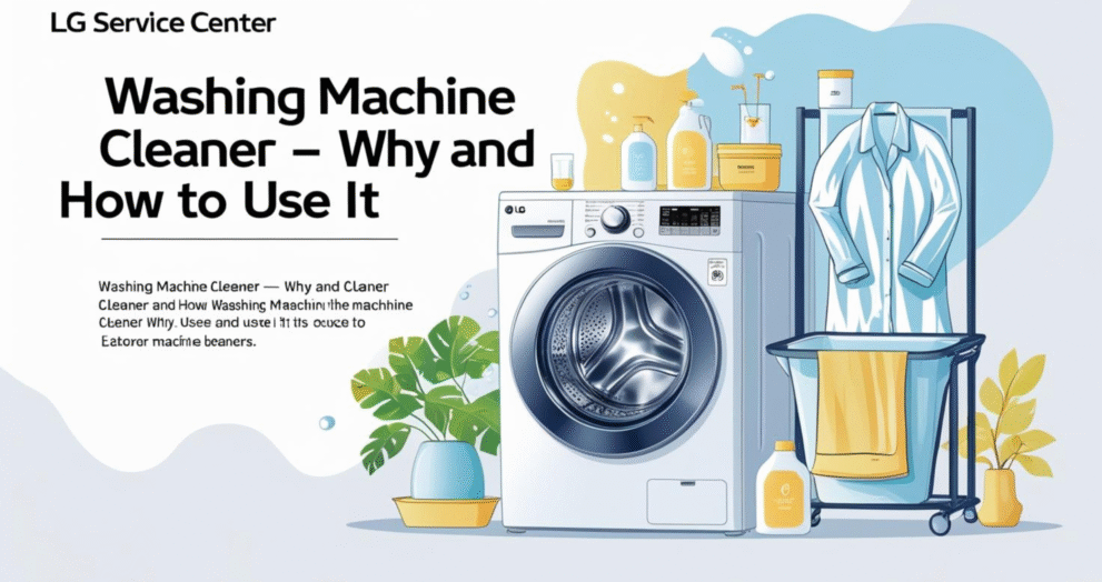 Washing Machine Cleaner – Why and How to Use It - LG
